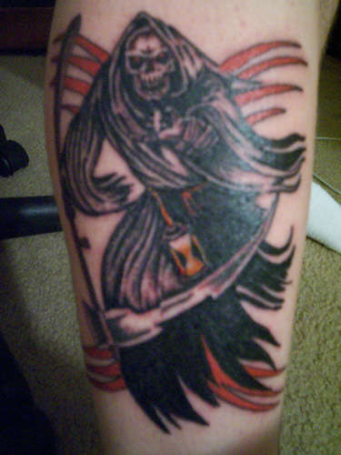 Grim Reaper tattoo