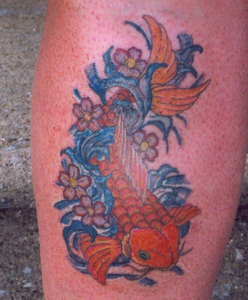 Tama's Koi tattoo
