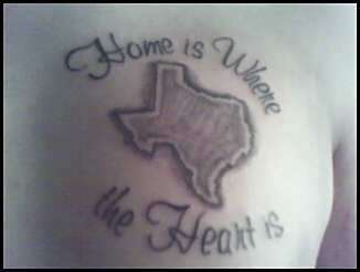 "Home Is Where The Heart Is" tattoo
