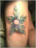 Elbow Stars tattoo
