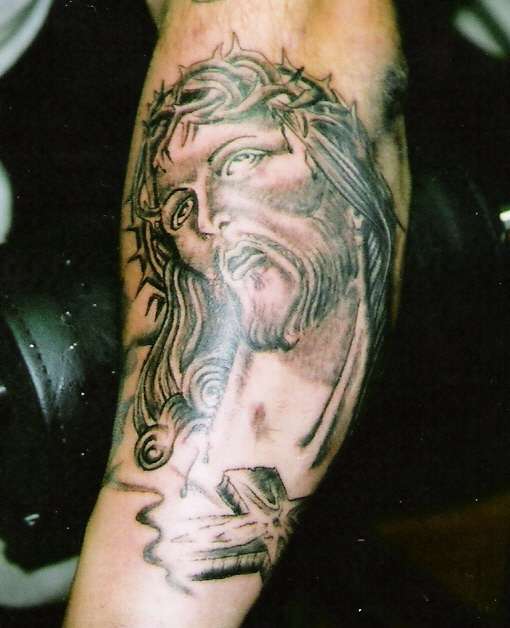 Jesus tattoo