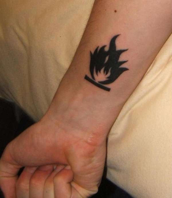 Black Flame tattoo