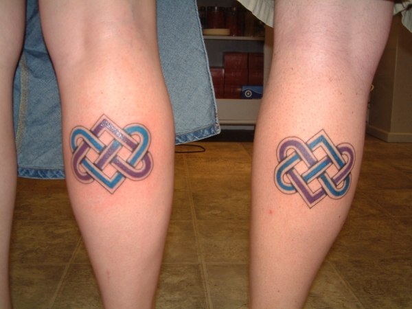 knotted hearts tattoo