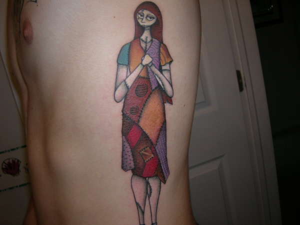 sally from the nightmare before xmas tattoo