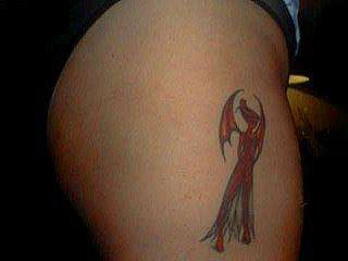 Evil fairy tattoo