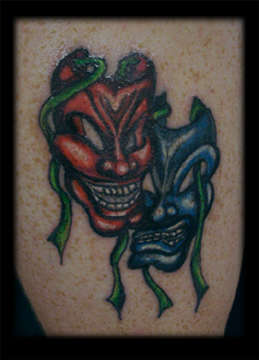 Laugh now cry later tattoo