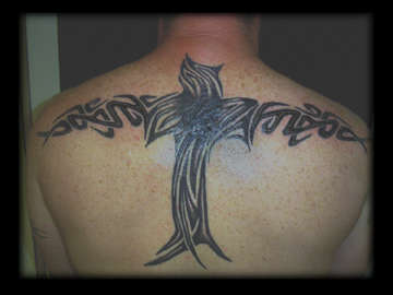 Tribal Back cover tattoo