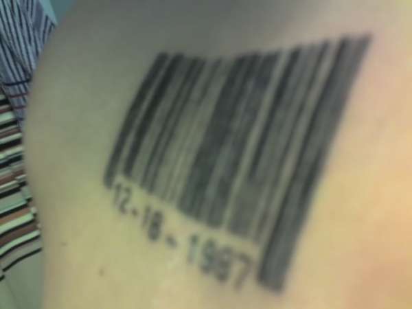 barcode tattoo