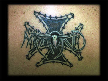 Smallest Barbed Wire in the World tattoo