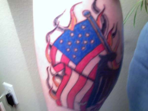 American Flag tattoo