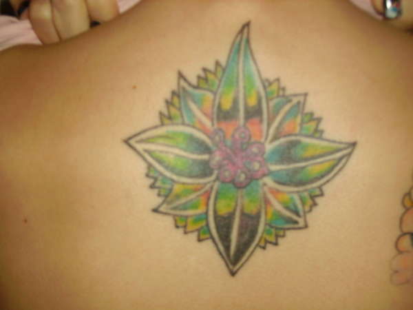 cool flower tattoo