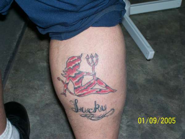 Lucky tattoo