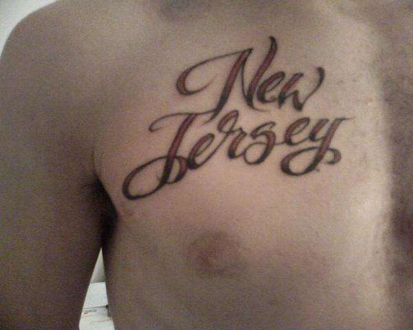 New JErsey tattoo