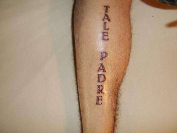 Tale Padre tattoo