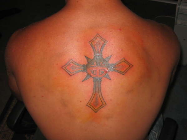 Cross tattoo