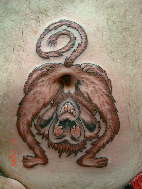 monkey tattoo.