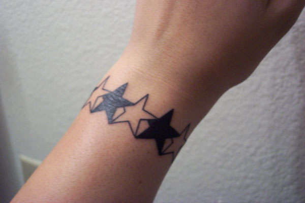 Star Wristband tattoo