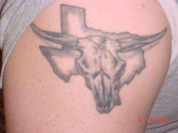 The Texas Longhorn tattoo