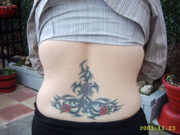 base of my back tattoo