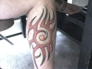 color tribal tattoo