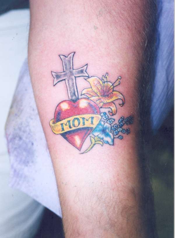 Heart Cross tattoo