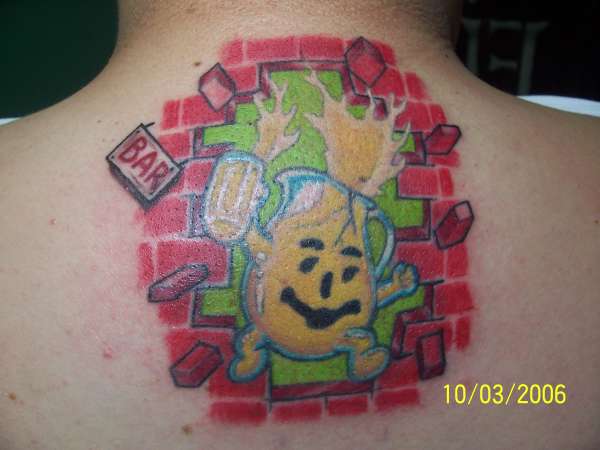 Kool-Aid Man tattoo