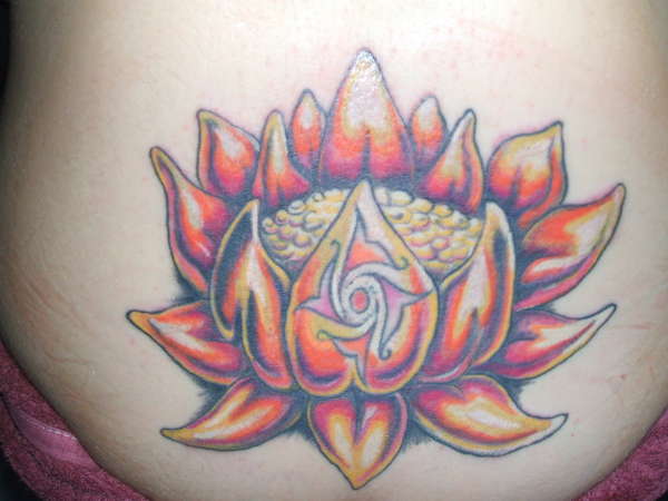 lovely lotus tattoo