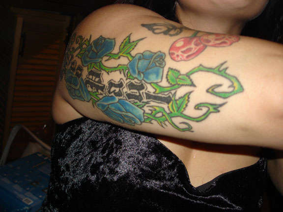 half sleeve still in the works tattoo