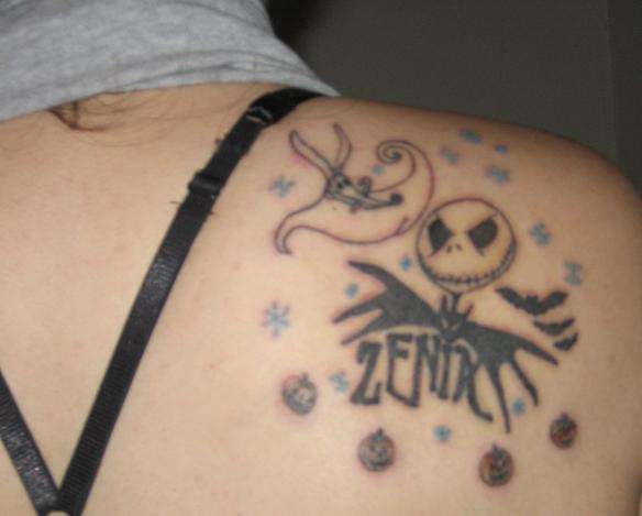 Nightmare Before Christmas::Zenia tattoo