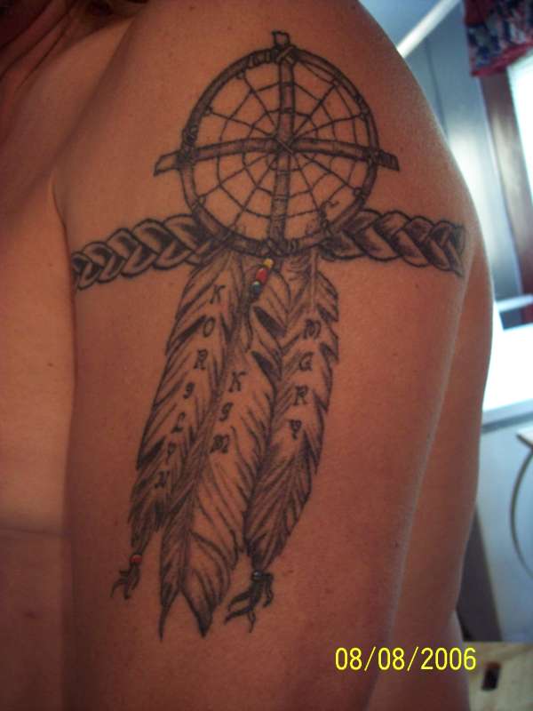 dream catcher tattoo