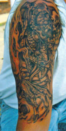 Custom Dragon tattoo