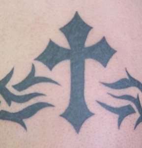 Cross tattoo