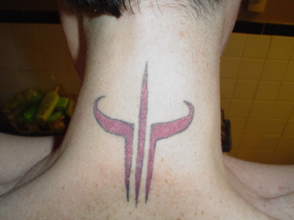 Quake 3 Logo tattoo