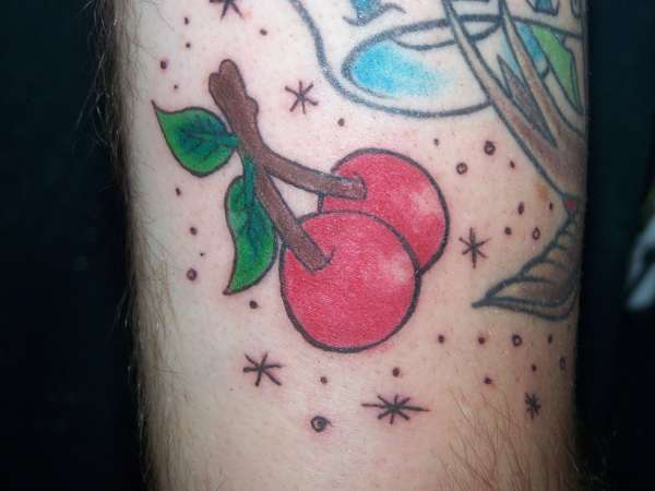 Cherries tattoo