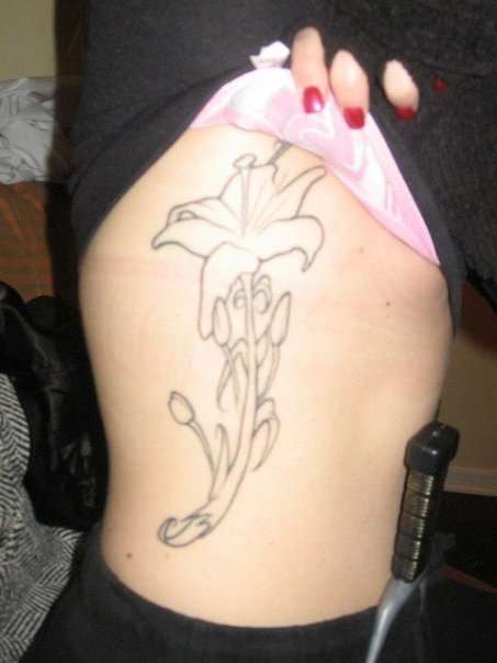 Daylily tattoo