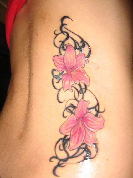 Orchids tattoo