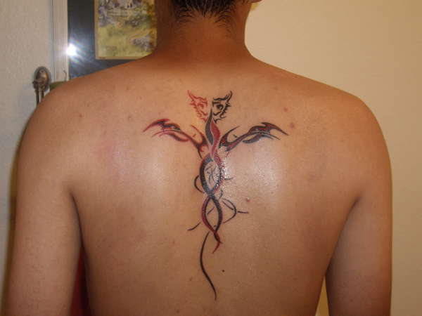 2 Dragons tattoo