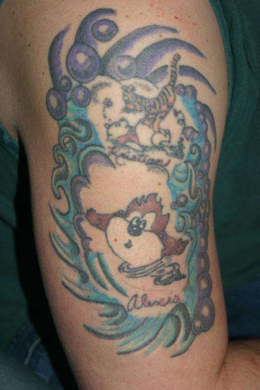 kids' dedication tattoo