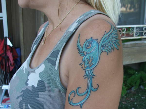 Blue Bird tattoo