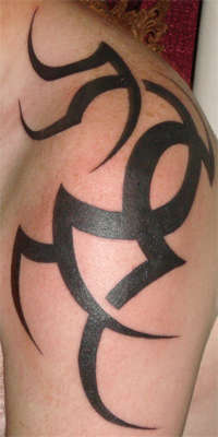 Tribal Shoulder tattoo