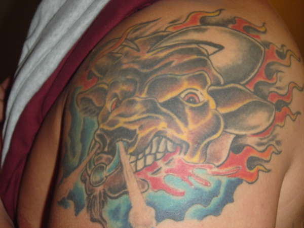 bull tattoo