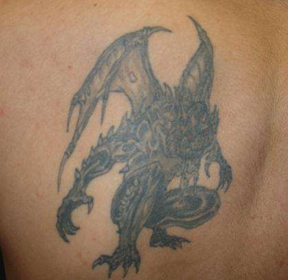 Demon on my Back tattoo