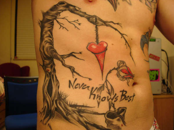 Never Knows Best tattoo