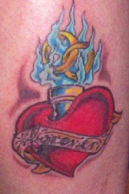 my mother in laws sacred heart tattoo