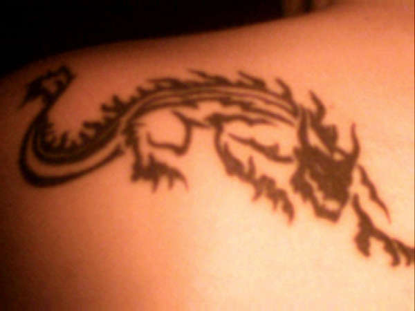 cool dragon tat tattoo