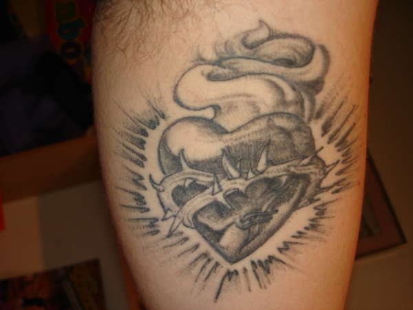 sacred heart tattoo