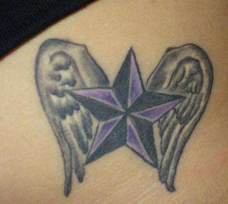 Black & Purple tattoo