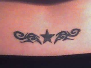 Star from Bahamas tattoo