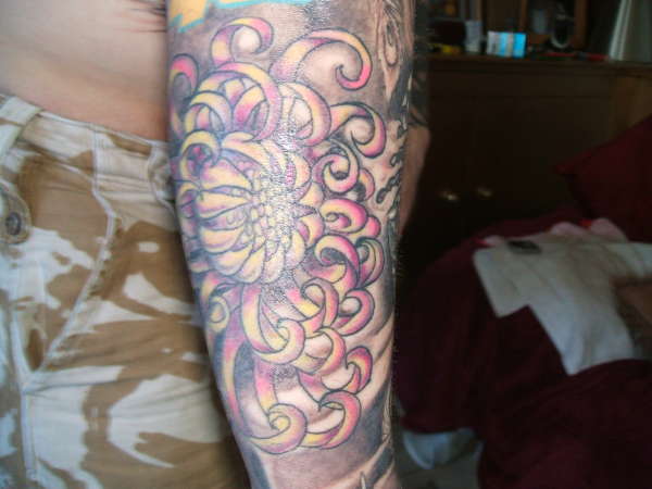 japenese flower tattoo