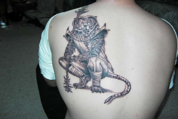 Fantasy Tiger tattoo